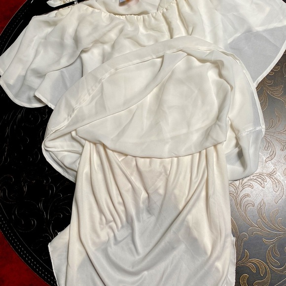 Coveted Strapless formal MIDI Dress Size L - Picture 5 of 5